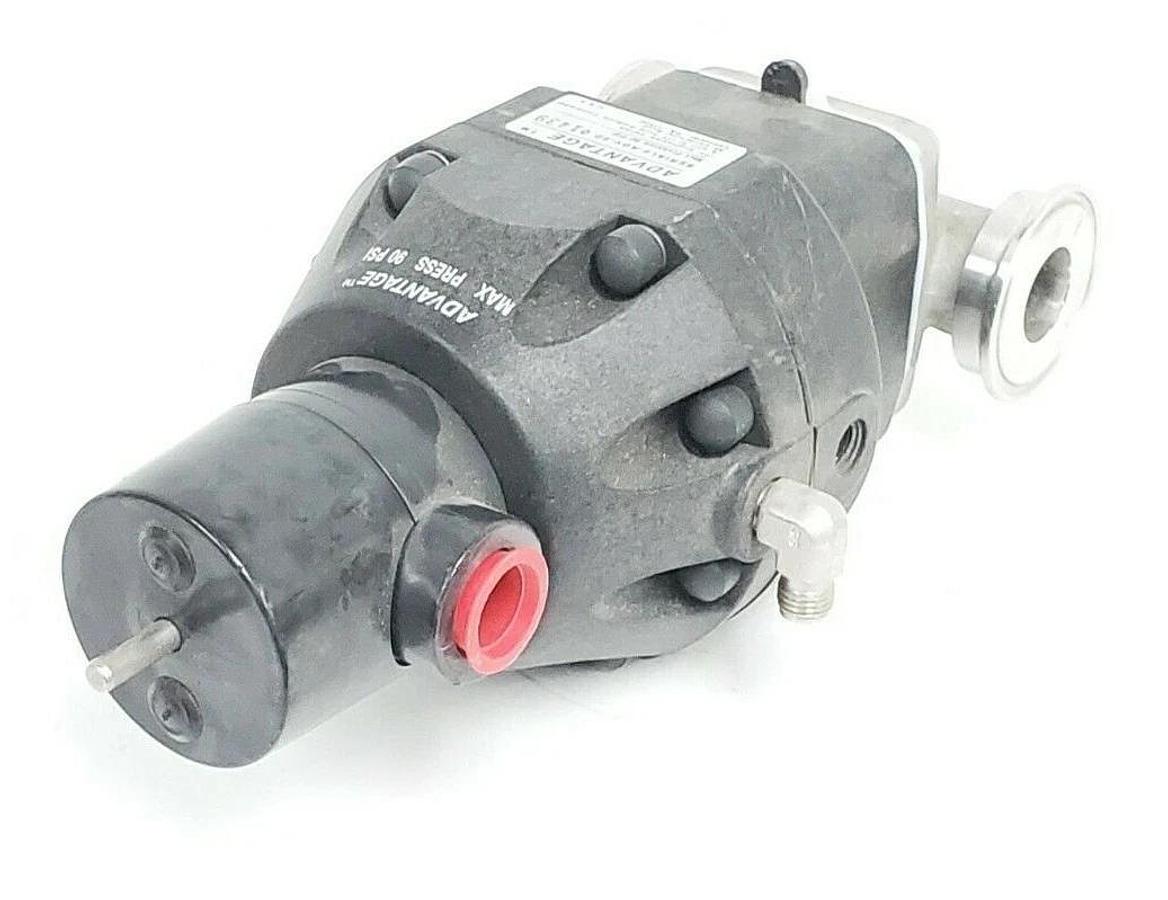 Used ITT ADV-92-01439 ADVANTAGE ACTUATOR 90PSI W/ 1819 1" DIAPHRAGM VALVE 25465 CF3M