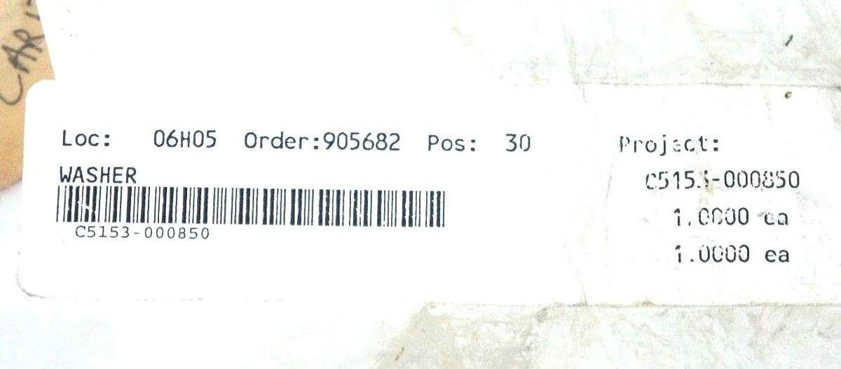 Used LOT OF 3 NEW OKUMA C5153-000850 WASHERS C5153000850