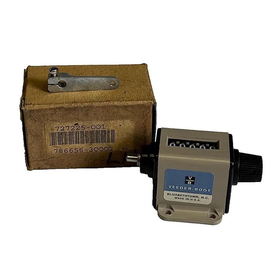 Used NEW VEEDER-ROOT 727225-001 /727225001 5-DIGIT MECHANICAL RESET COUNTER