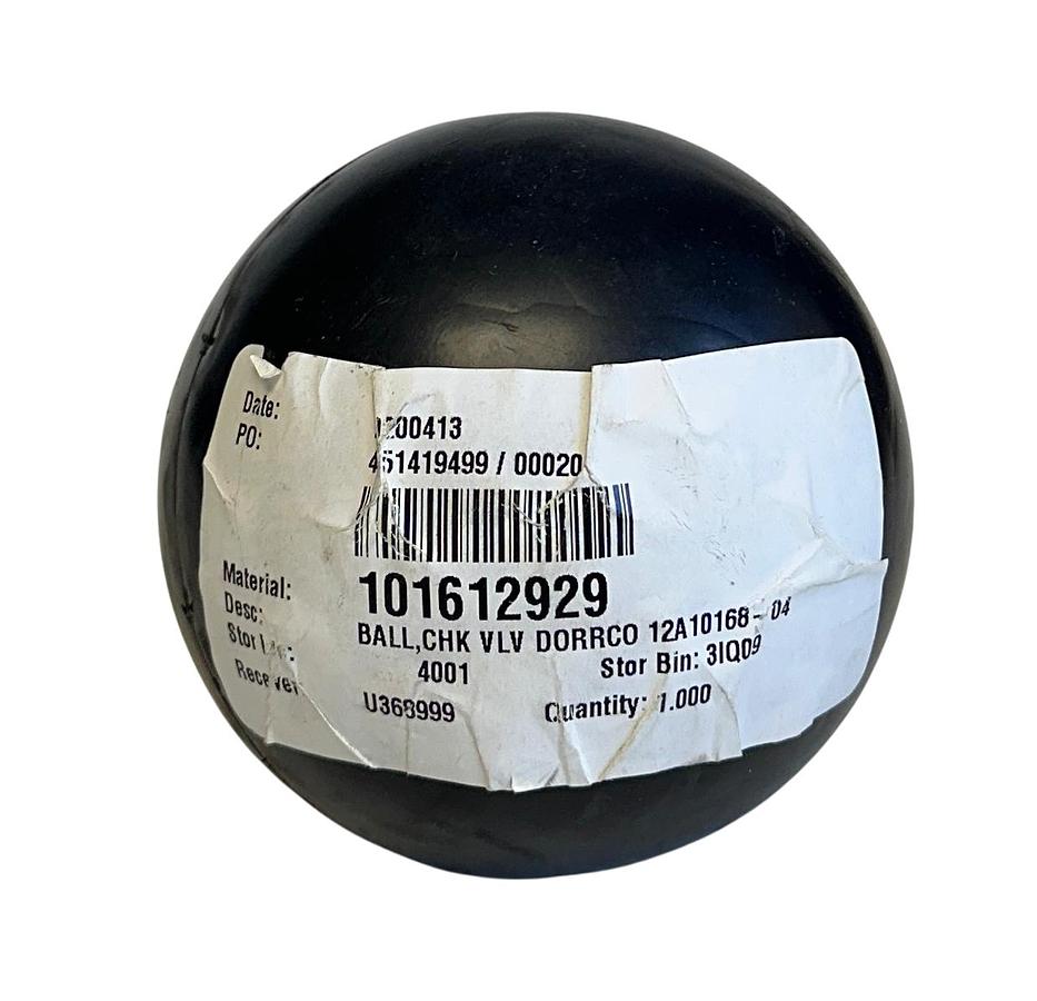 Used DORR OLIVER 12A1016804 OEM ODS DIAPHRAGM PUMP BALL CHECK VALVE 4'' NSNP