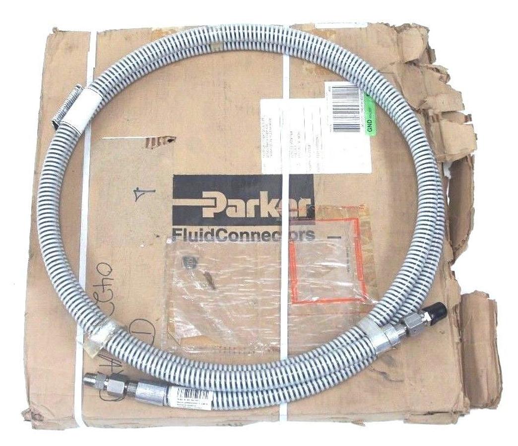 Used NIB PARKER PHCP32010552 HOSE: 2380N-05V71, 144.00 IN, W/ YA01-8-6C ADAPTER