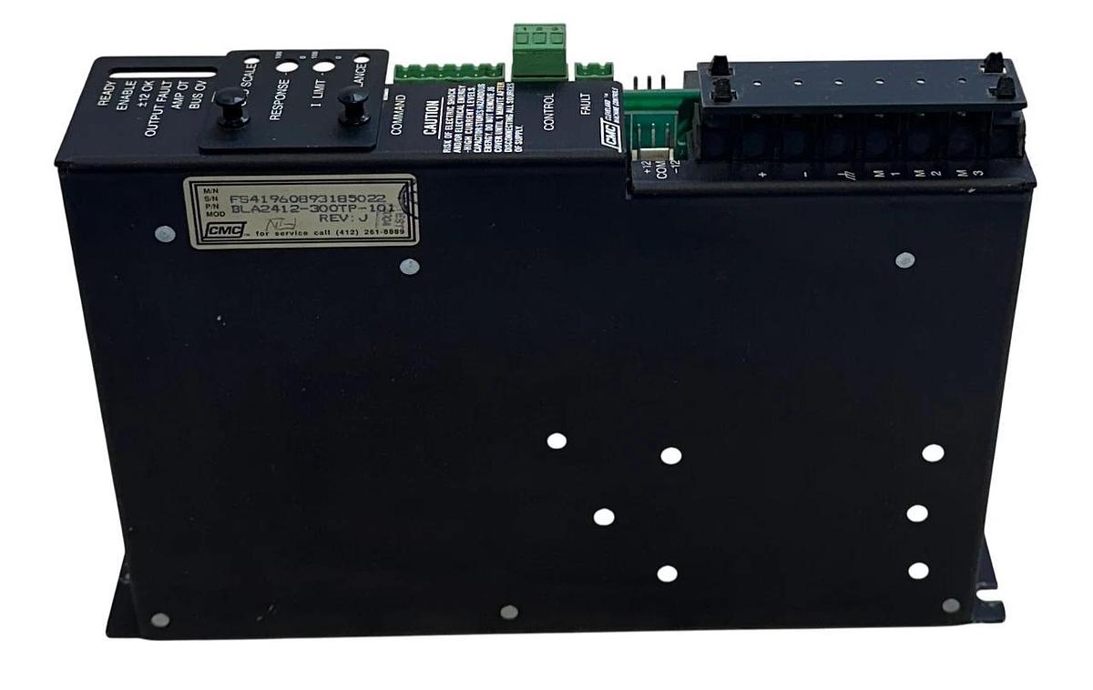 Used CLEVELAND MOTION CONTROLS CMC BLA2412-300TP-101 Servo Control Module Rev. J USNP