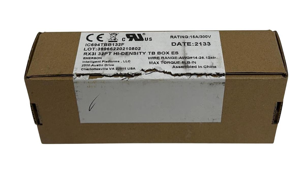 Used GE FANUC IC694TBB132F / IC694TBB132 HIGH DENSITY TERMINAL BLOCK 36-PT NSMP