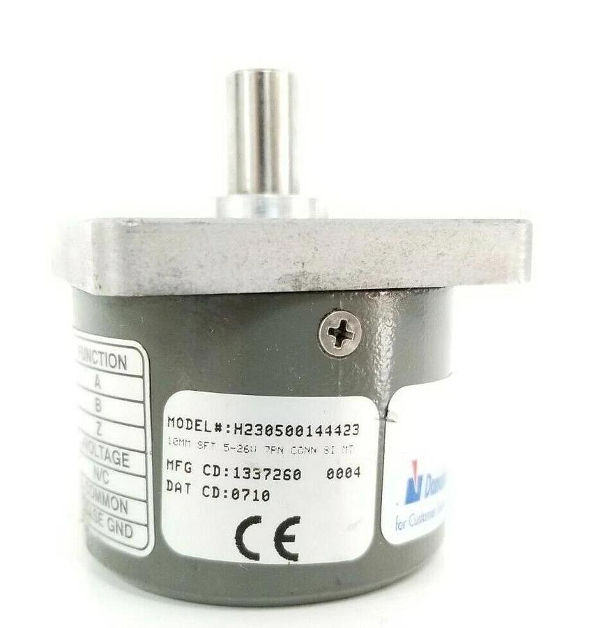 Used DANAHER / DYNAPAR H230500144423 ENCODER 10MM SFT 5-26V 7-PIN