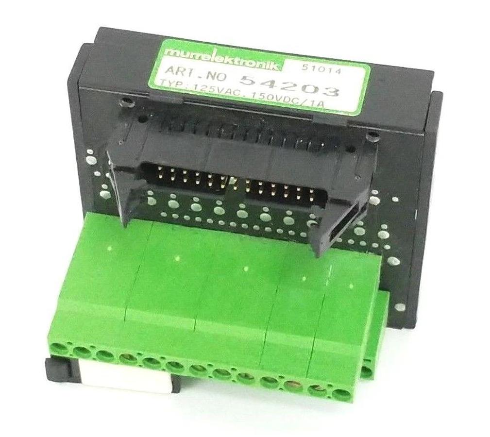 Used MURR ELEKTRONIK 54203 PLUG CONNECTOR 125VAC 150VDC 1A UFL 26