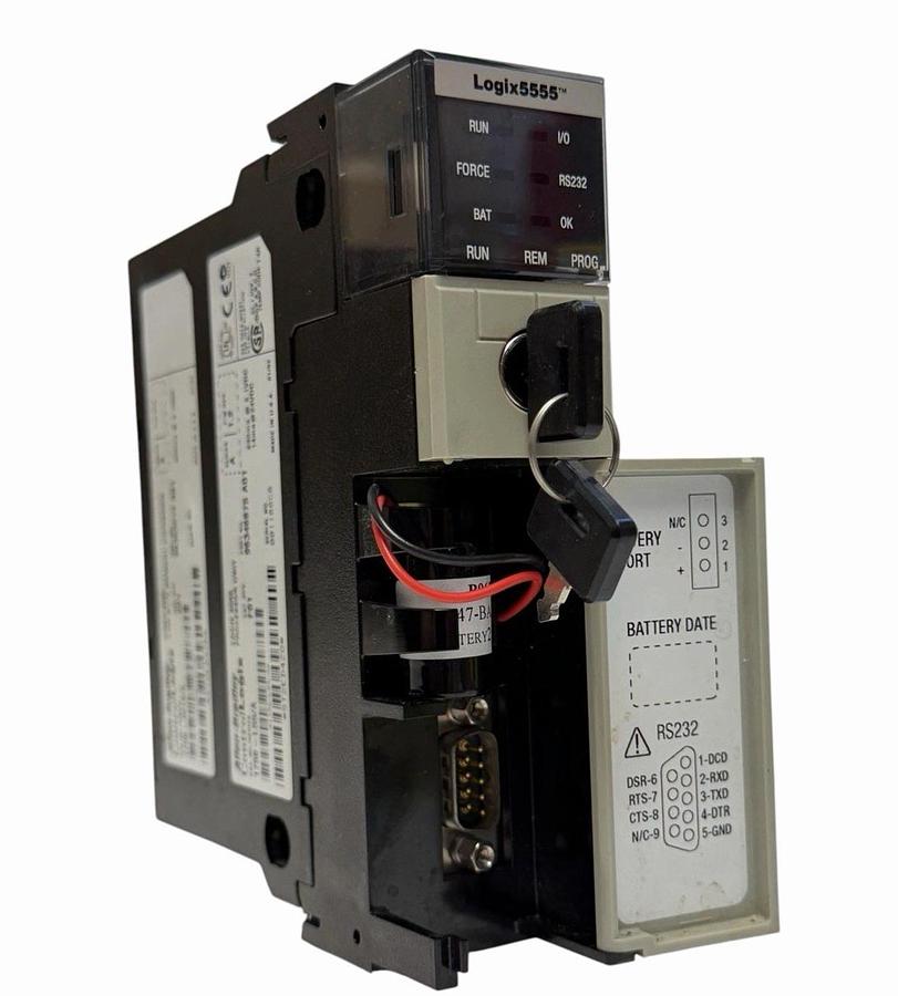 Used ALLEN BRADLEY 1756-L55 /A ControlLogix PROCESSOR W/ 1756-M13 /A BYTE MEMORY EXP.