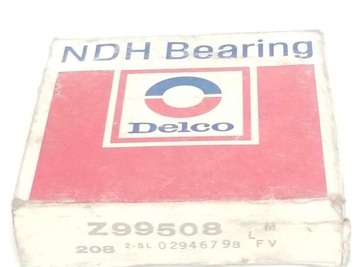 NIB NDH DELCO Z99508 BALL BEARING, 40 X 80 X 18 MM