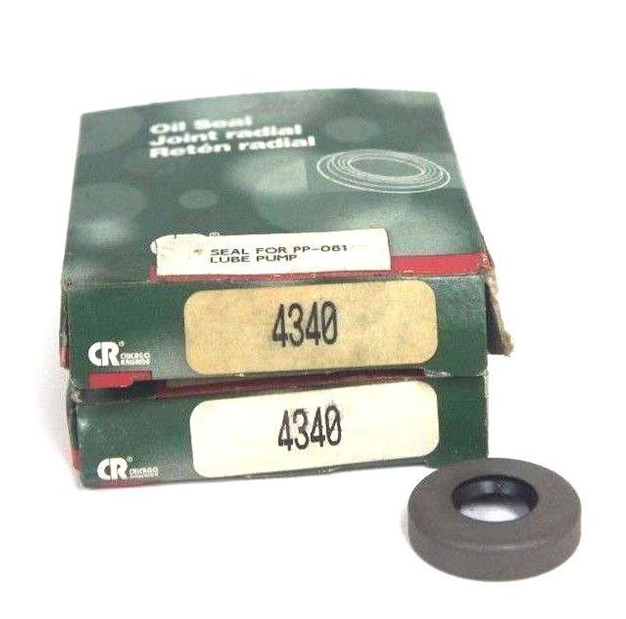 Used LOT OF 2 NIB CHICAGO RAWHIDE 4340 OIL SEALS