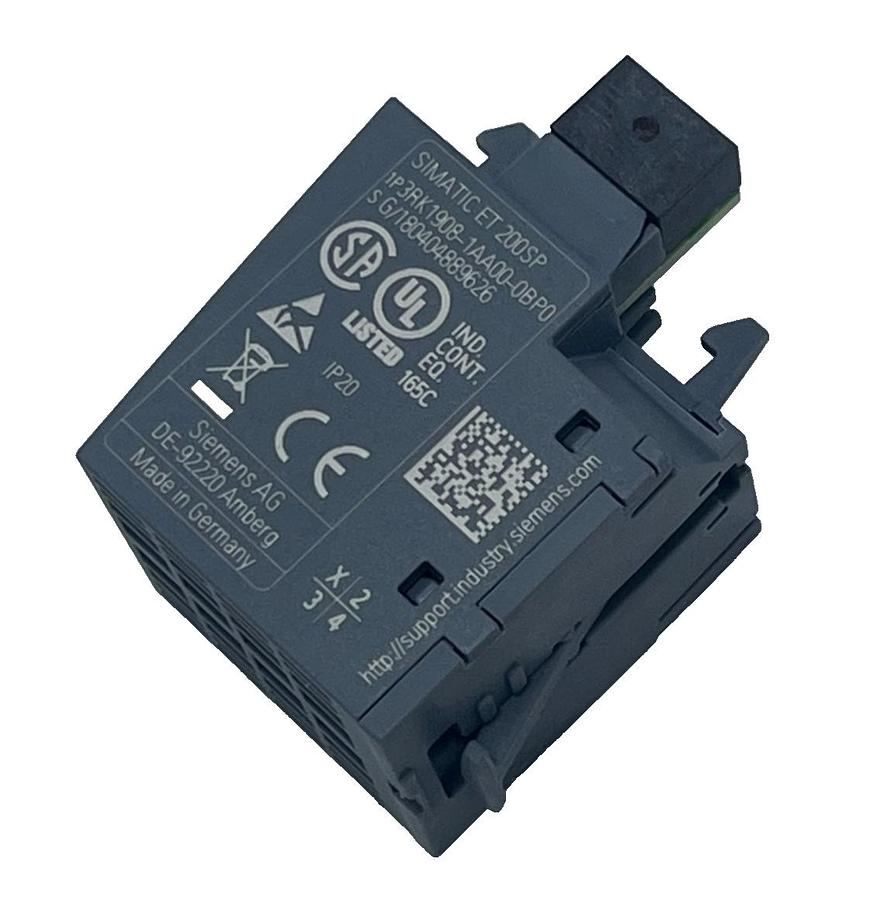 Used (2) Siemens 3RK1908-1AA00-0BP0 SIMATIC ET 200SP 3DI/LC Control Module, NSMP