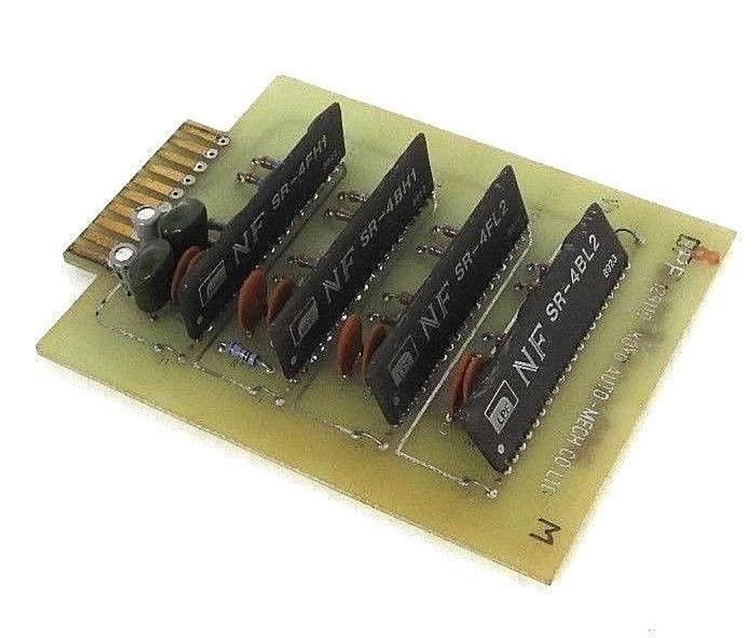Used KOYO AUTO-MECH CO LTD. BPF 129110 BOARD W/ NF CORP SR-4BL2 FILTER RESISTOR
