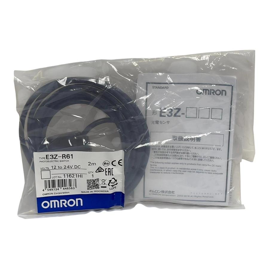Used Omron E3Z-R61 Retro-Reflective Photoelectric Switch 12-24V 2M New Sealed Surplus