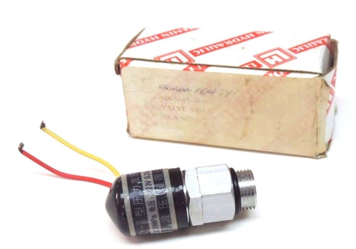 Used LEEMIN HYDRAULIC CY-II VALVE ASSEMBLY 948-5645-30-00, 0.35MPa, 220V 0.25A 24V 2A