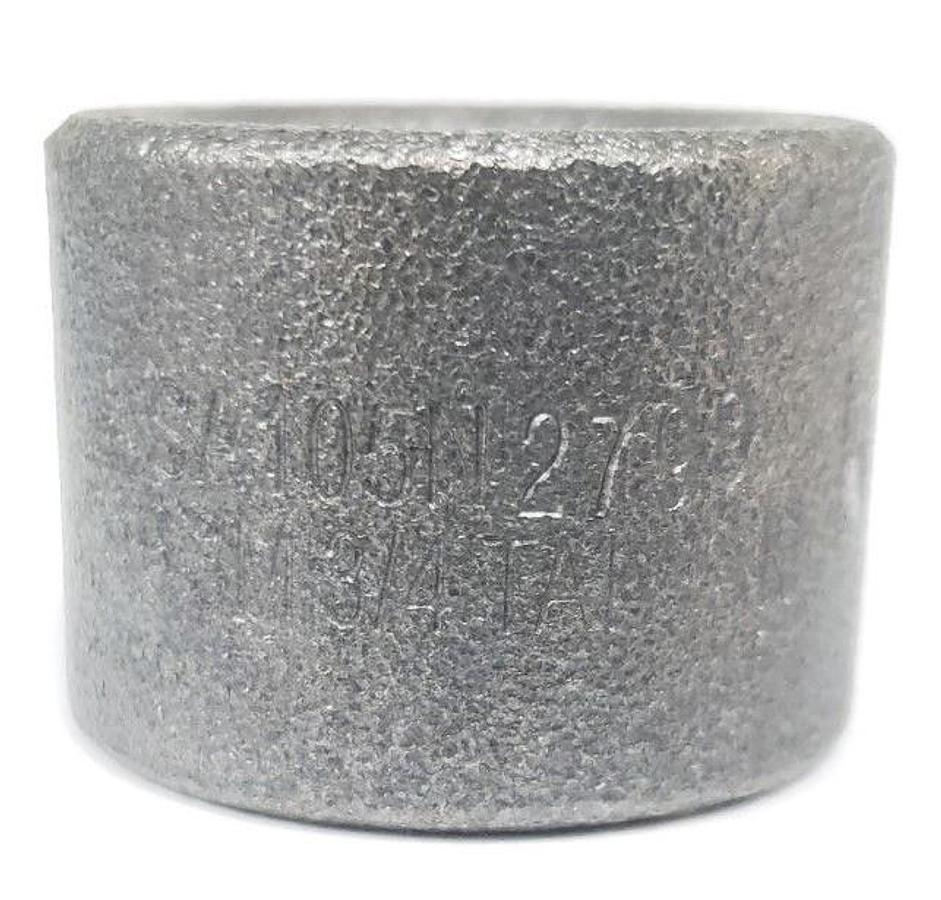 Used LOT OF 3 NEW GRAINGER 1MNB7 HALF COUPLINGS FNPT, 3/4'' PIPE SIZE