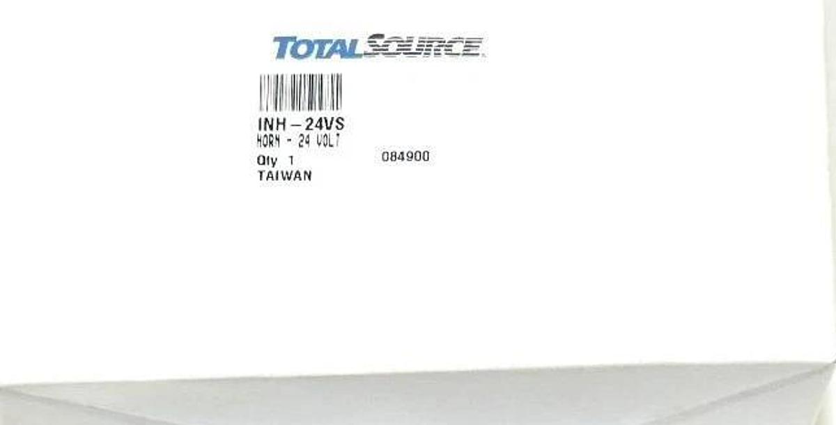 Used NIB TOTAL SOURCE INH-24VS ELECTRIC HORN ADH-009LA-24V