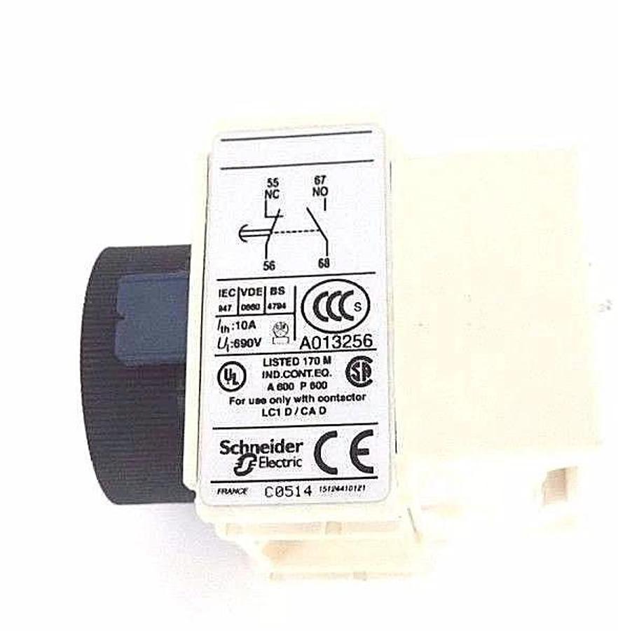 Used NIB TELEMECANIQUE LADT4 INST. CONTACT BLOCK 0,10-180S 038597