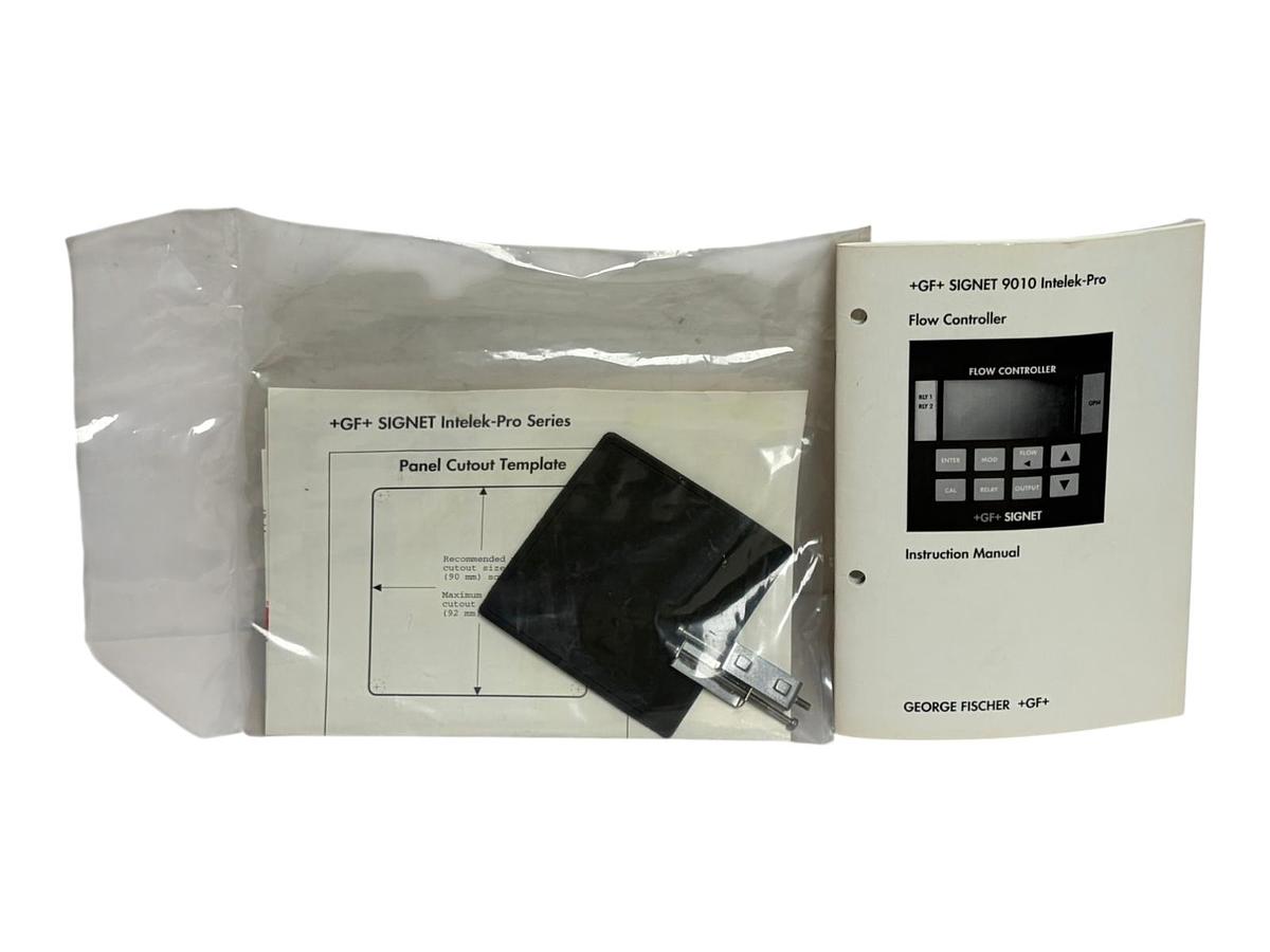 Used GF Signet 3-9010.111 Intelek-Pro 9010 Flow Controller 110V FOR PARTS OR REPAIR