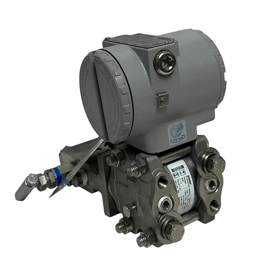 Used SMAR LD301 HART SMART PRESSURE TRANSMITTER 1/2'' W/ LONE STAR MANIFOLD ASSY USNP