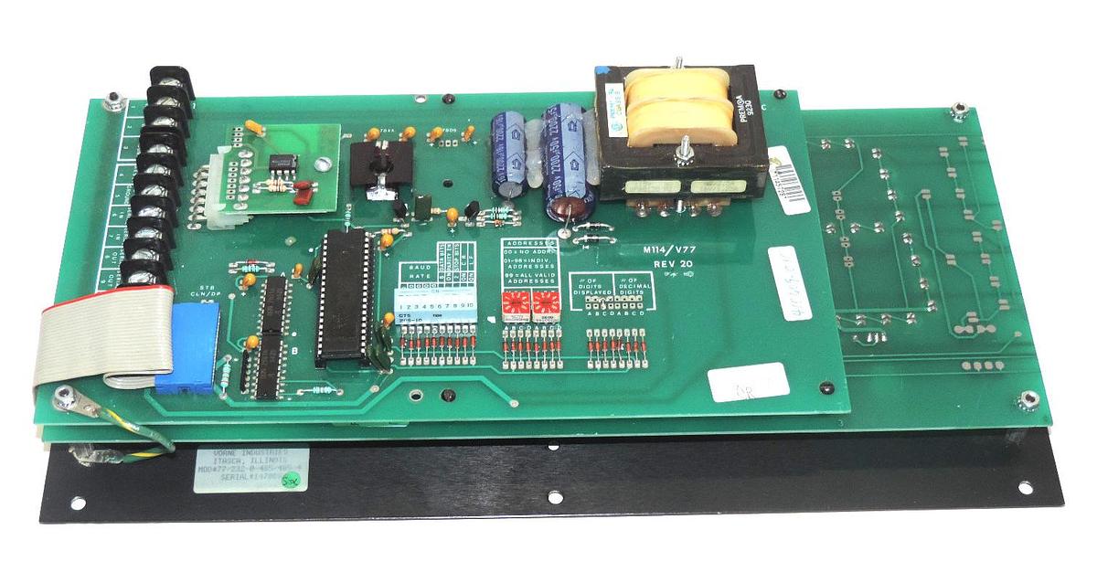 Used VORNE 77/232-0-485/485-4 DIGITAL DISPLAY COUNTER 4 DIGIT 7723204854854 REPAIRED