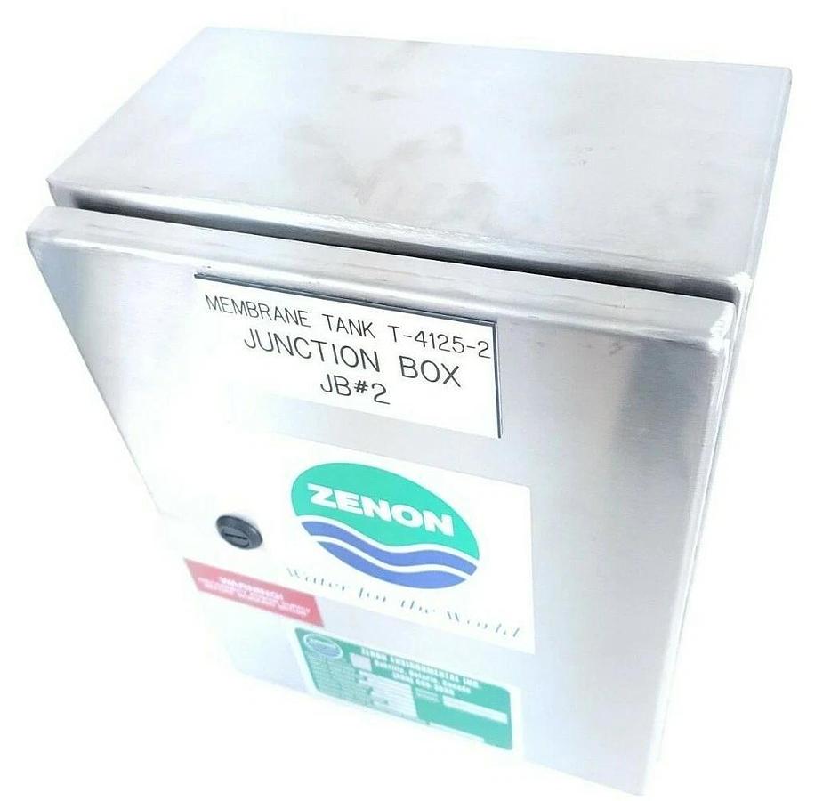 Used NEW ZENON ENVIRONMENTAL 200131-JB#2 ENCLOSURE TYPE NEMA4X 120VAC 3A