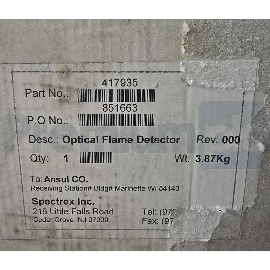 Spectrex 20/20 I-F IR3 Triple IR Optical Flame Detector 20/20I P/N 417935 NSMP