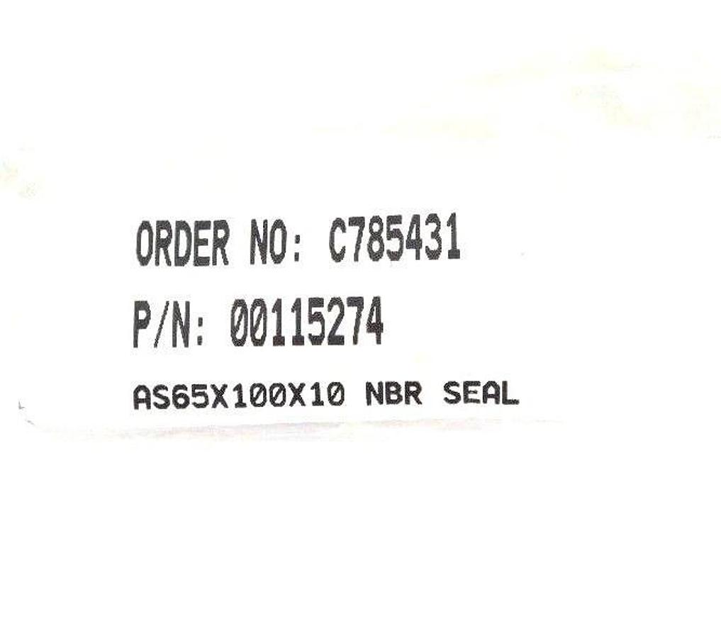 LOT OF 2 NEW STEFA AS65X100X10 NBR OIL SEALS P/N 00115274