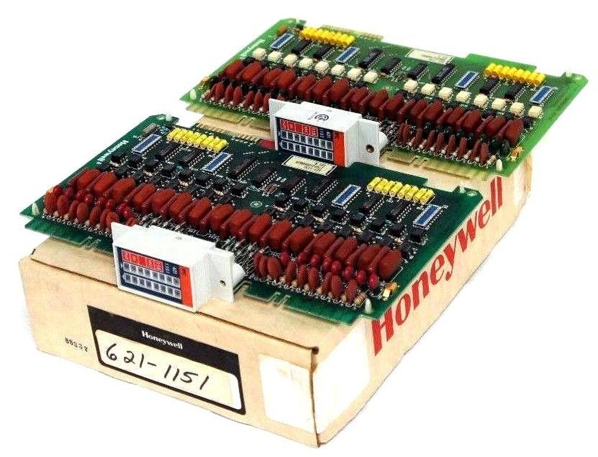 Used LOT OF 2 HONEYWELL 621-1151 INPUT MODULES 115VAC, 6211151