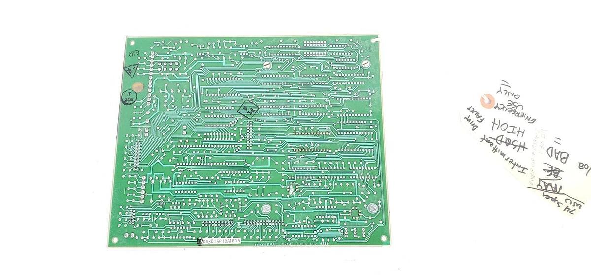 Used GENERAL ELECTRIC DS3800H10H1B1C I/O CIRCUIT BOARD (DAMAGED)