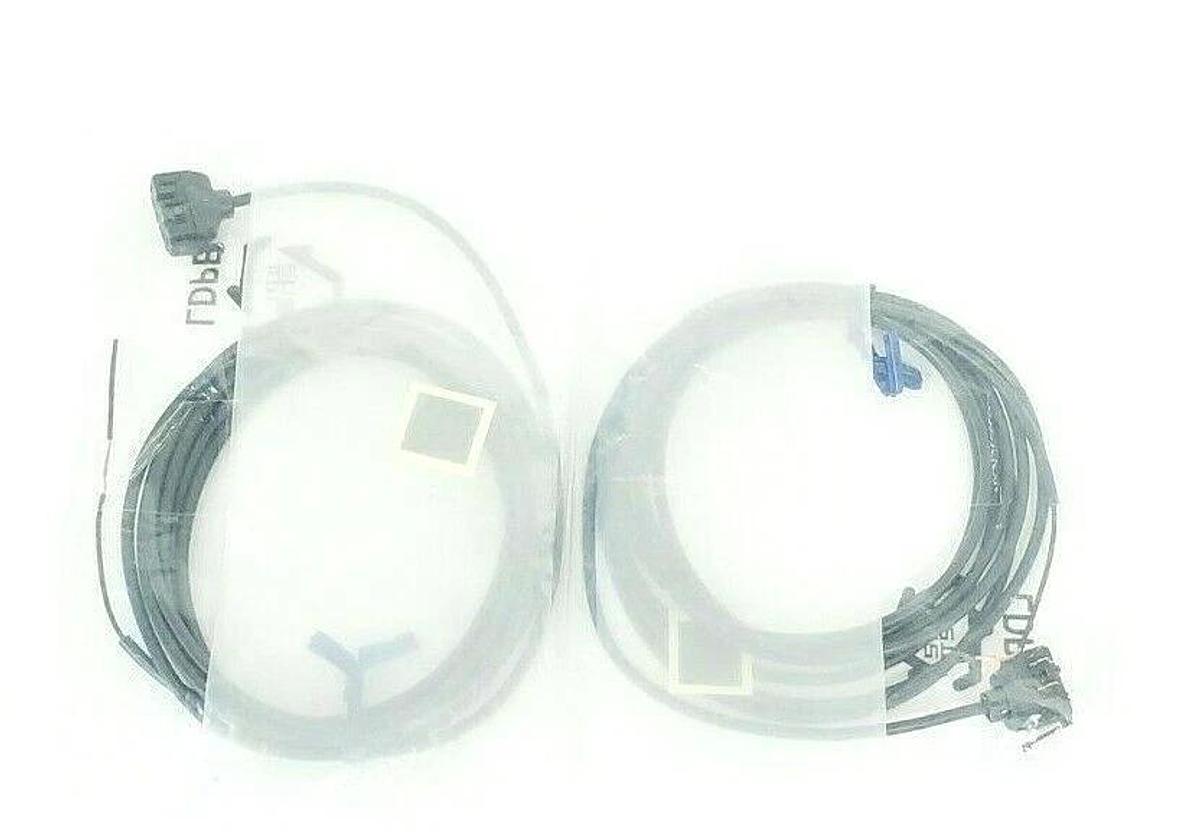 Used LOT OF 2 NEW OMRON E3X-CN12 2M CONNECTORS E3XCN12