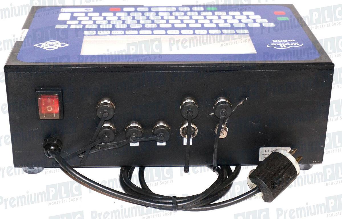 Used WOLKE VIDEOJET m600 PRINT CONTROLLER 115VAC/100W H/W VER. 1.14 REPAIRED