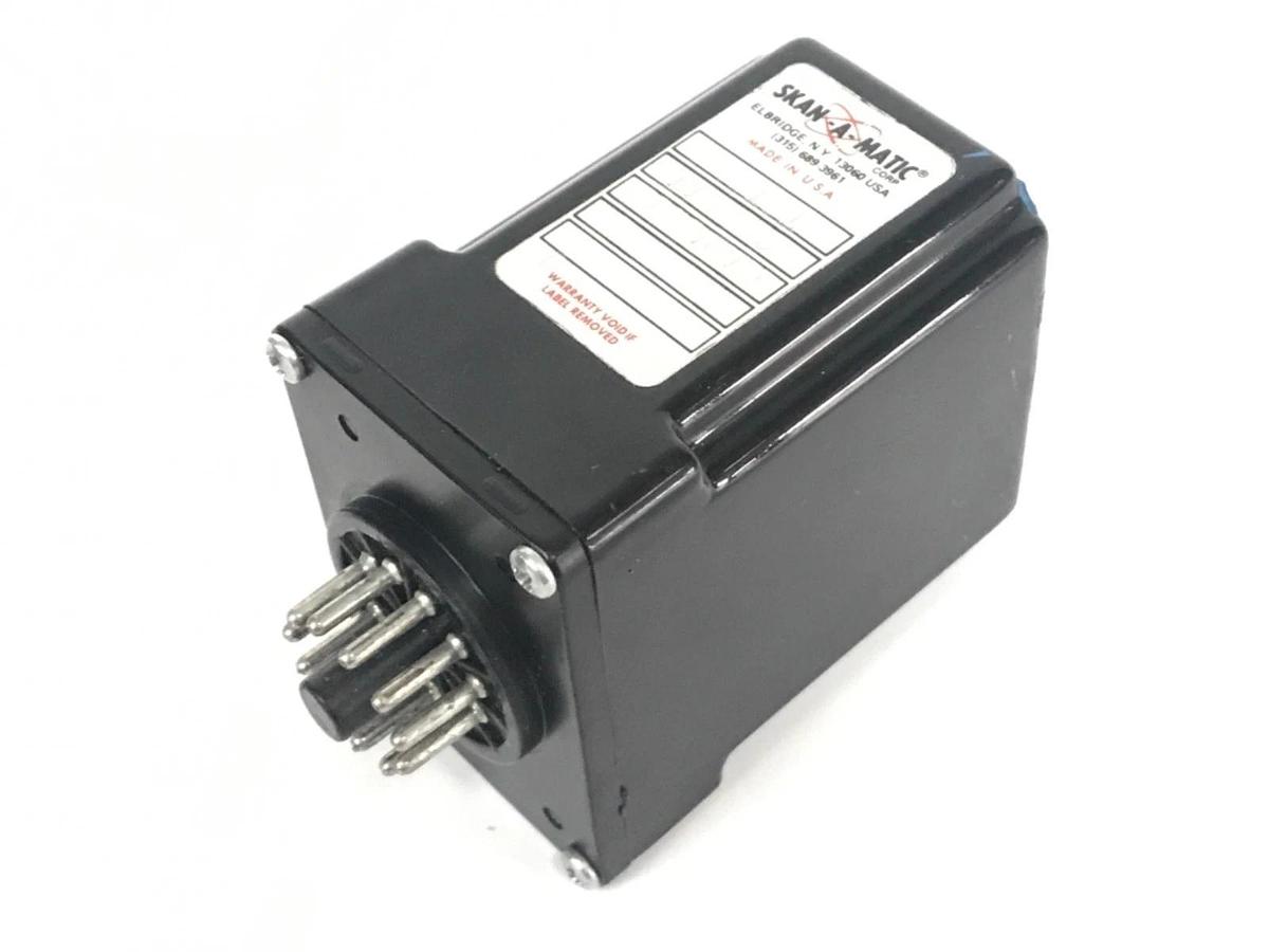 Used LOT OF 2 SKAN-A-MATIC R46151 PHOTOELECTRIC RELAYS 115VAC