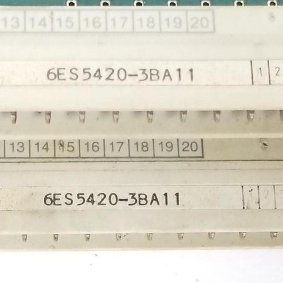Used LOT OF 2 SIEMENS 6ES5420-3BA11 INPUT BOARDS C79040-A92-C192-1-87