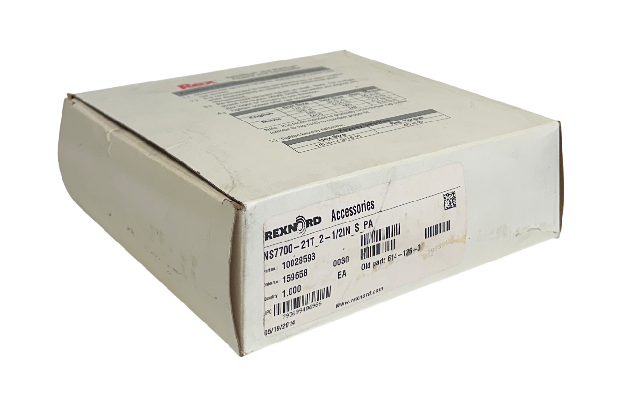 Used REXNORD NS7700-21T_2-1/2IN_S_PA / 10028593 TableTop & MatTop SPROCKET NSMP