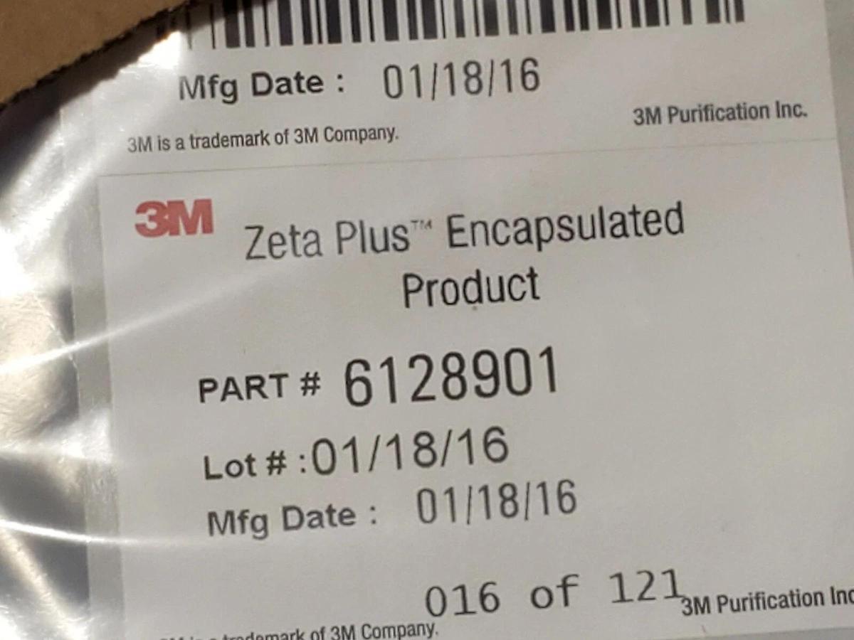 Used NIB 3M PURIFICATION 6128901 ZETA PLUS CAPSULE SYSTEM MANIFOLD SET 70020256221