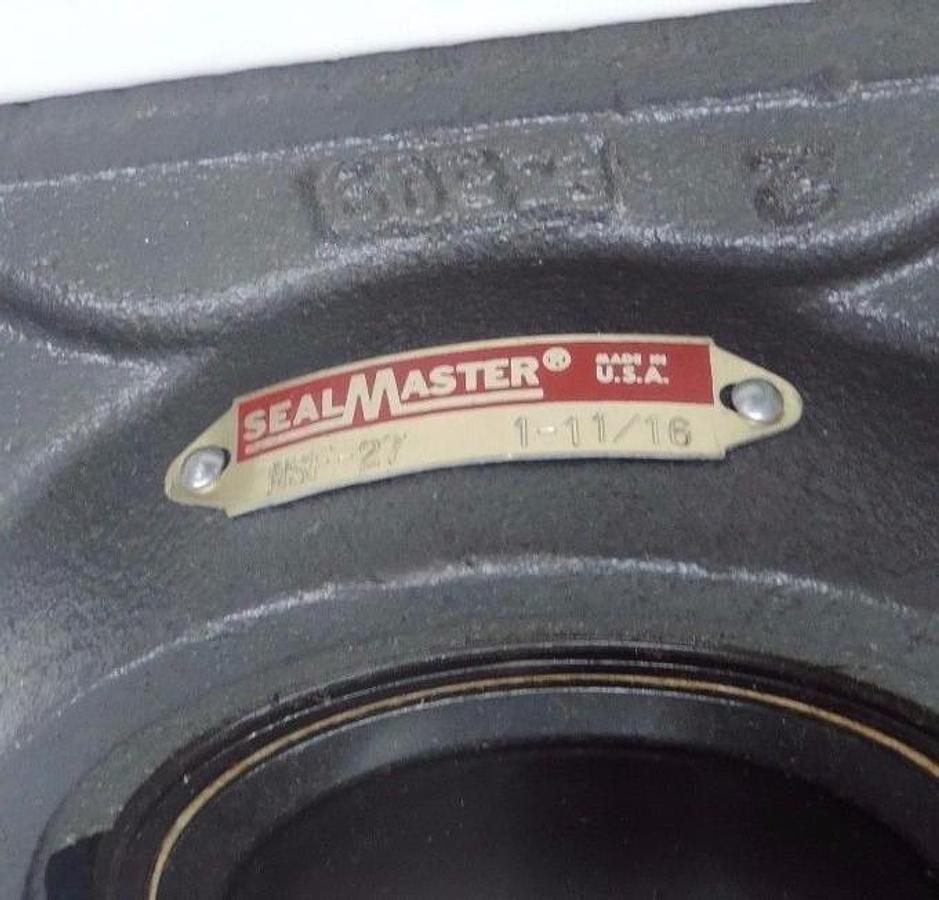 Used NIB SEALMASTER MSF-27 BALL BEARING FLANGE 4BOLT 1-11/16INCH BORE, MSF27