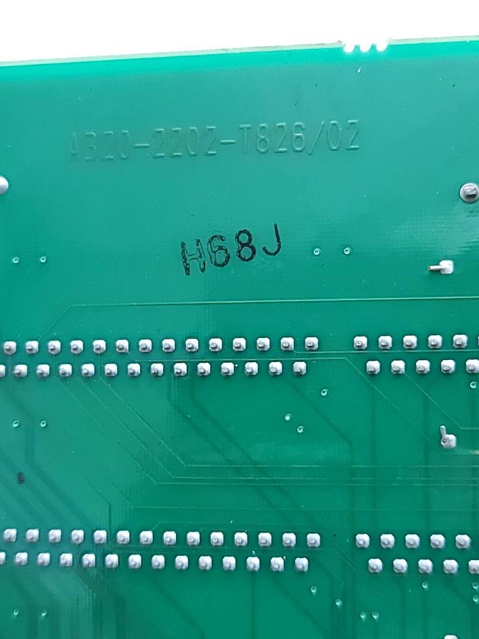 Used FANUC A16B-2202-0820/02B AUXILIARY AXIS CONTROL PC BOARD W/ A20B-2902-0070/04B