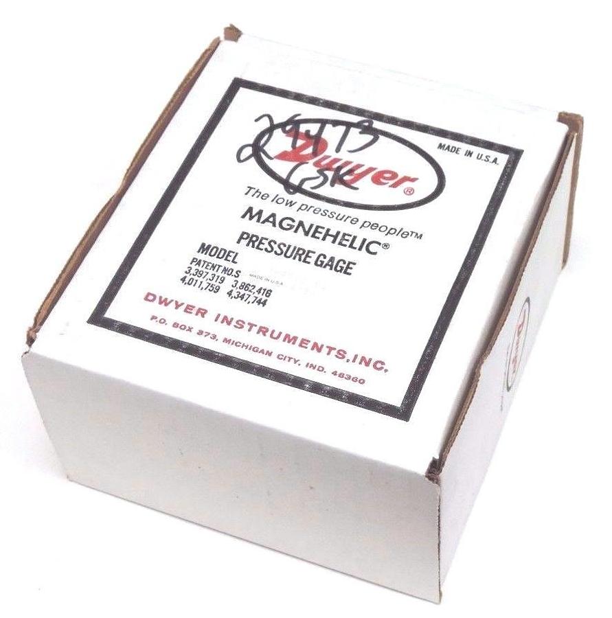 Used NIB DWYER 194003-00 MAGNEHELIC PRESSURE GAGE 19400300 15PSI, 4-3/4IN, DIA 1/8IN