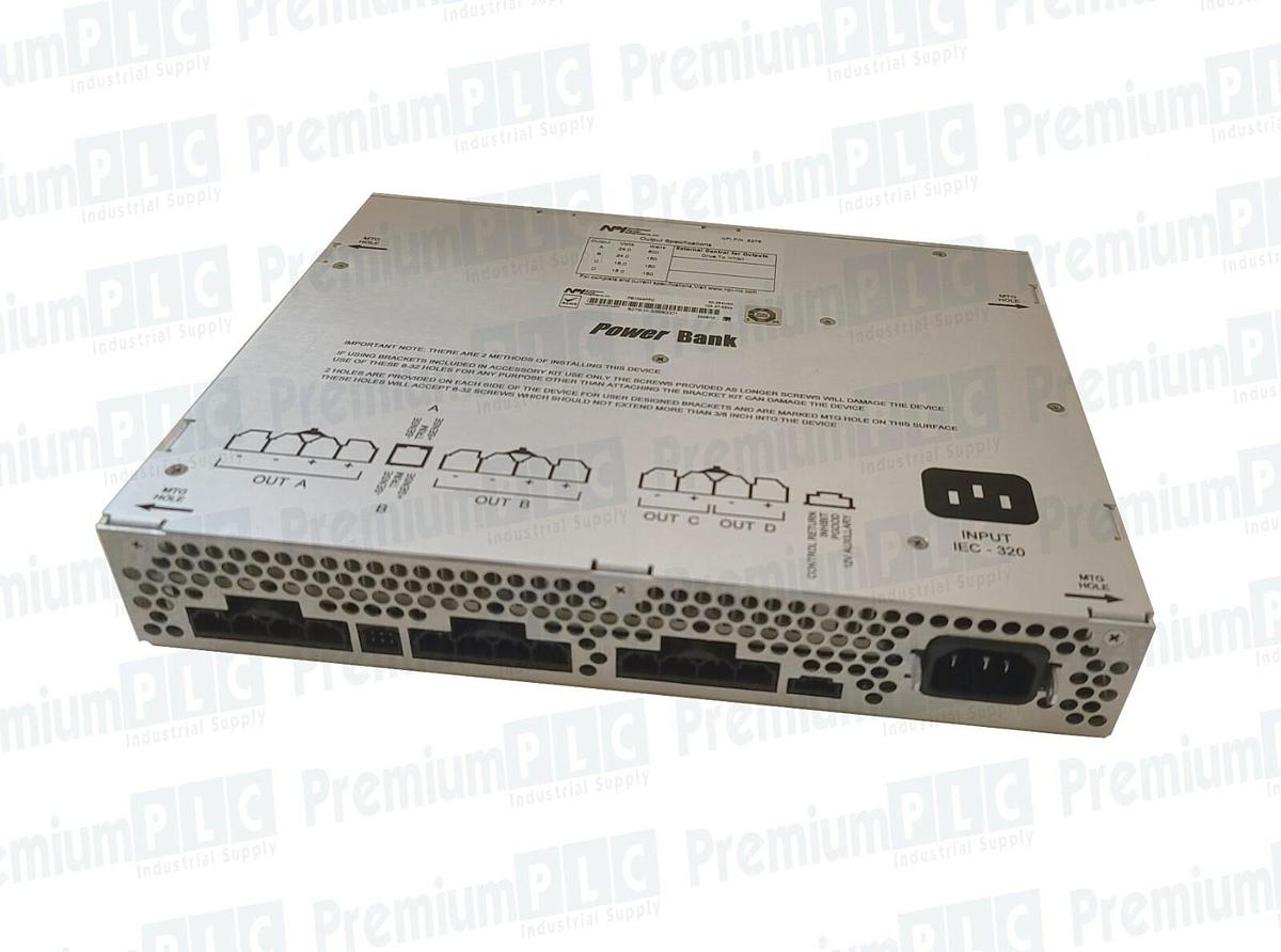 Used NPI PB1004PFC POWERBANK 4-OUTPUT 24V/15V 1000W AC/DC POWER SUPPLY P/N 8276 NEW