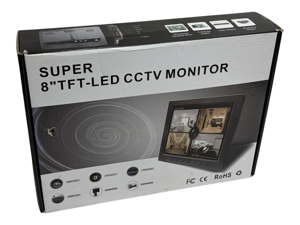 Super 8" TFT-LED CCTV Monitor HDMI VGA BNC AV Industrial Display New