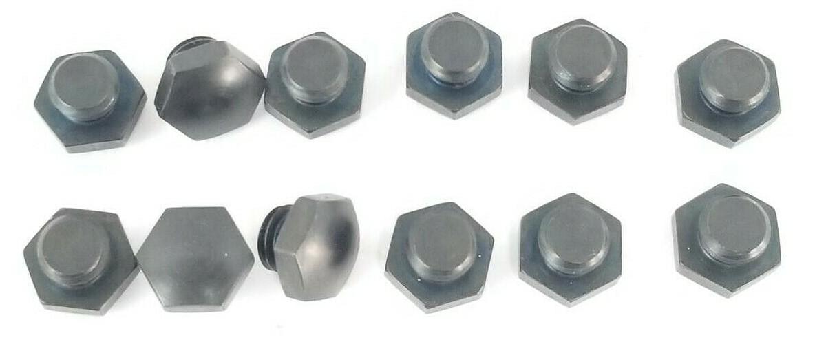 Used LOT OF 12 NEW VEKTEK 64-2107-10 SPHERICAL RADIUS CONTACT POINTS 7/16-14 THRD