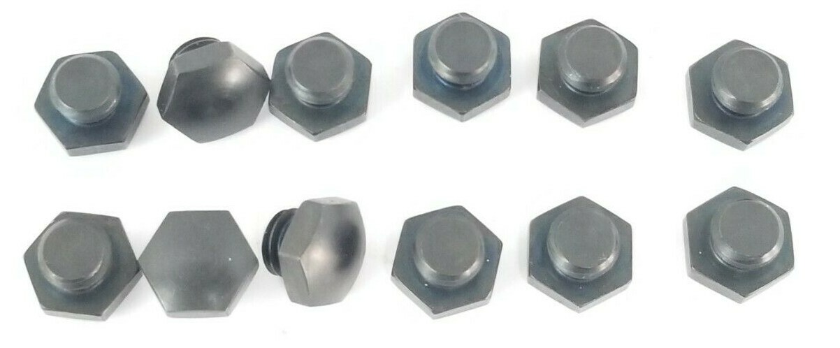 Used LOT OF 12 NEW VEKTEK 64-2107-10 SPHERICAL RADIUS CONTACT POINTS 7/16-14 THRD