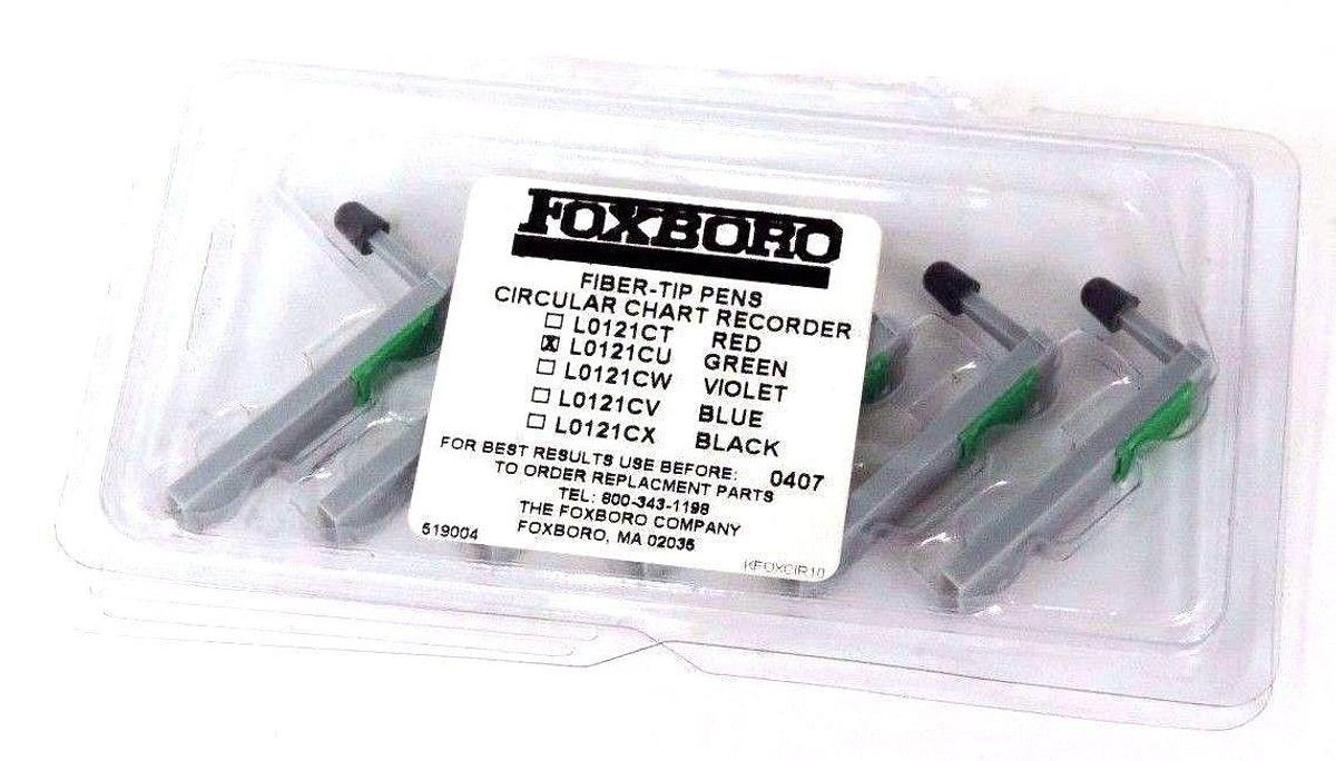 Used NEW FOXBORO L0121CU CIRCULAR CHART RECORDER FIBER TIP PENS