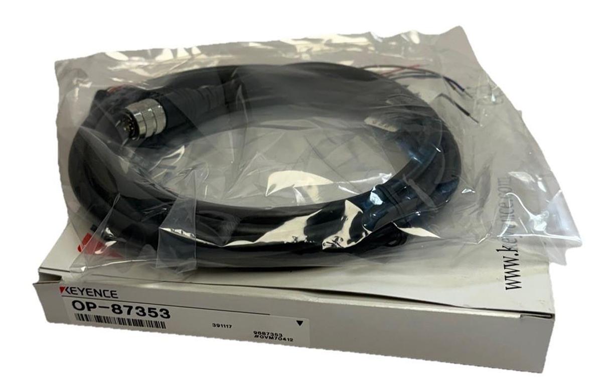 Keyence OP-87353 | OP87353 Control Cable 2m NFPA79 for SR-2000 / SR-1000 etc NEW