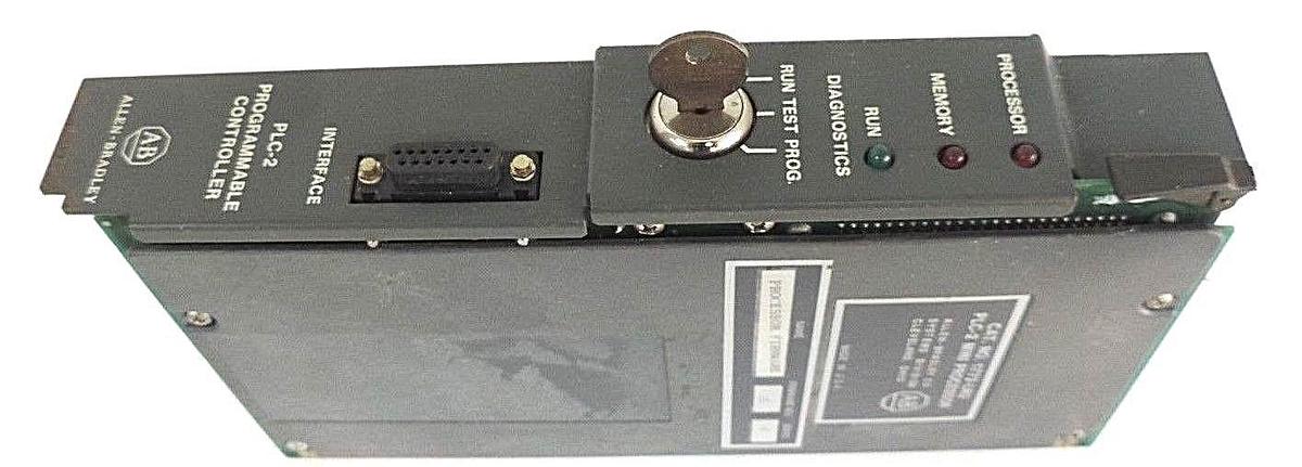 Used ALLEN BRADLEY 1772-LN2 SER. A, FIRMWARE REV. 2, PLC-2 MINI PROCESSOR W/ KEY
