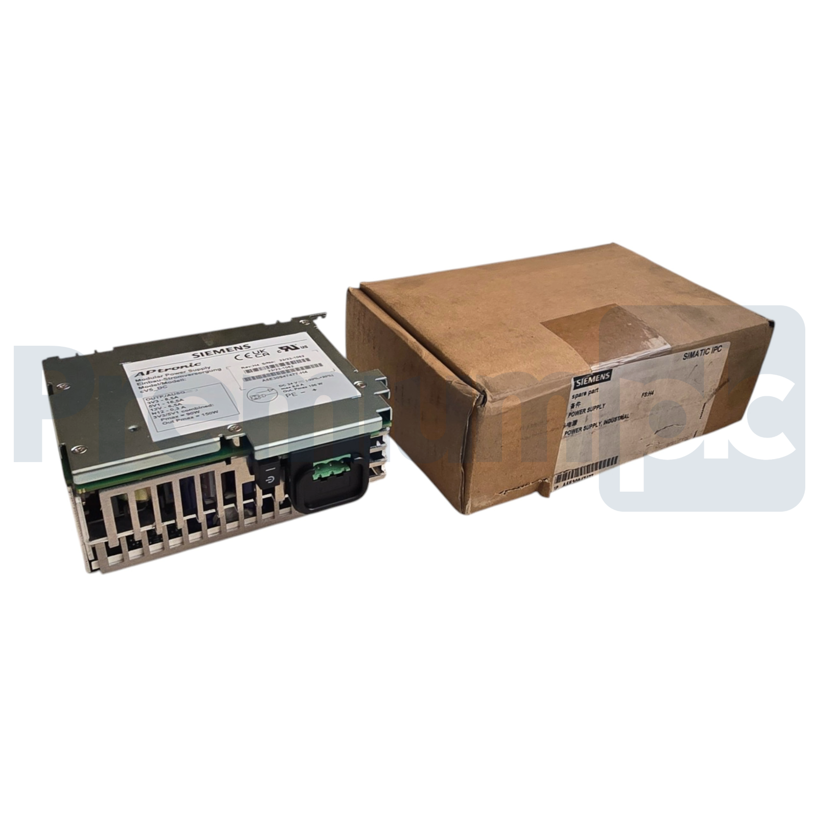 Used Siemens APtronic A5E30947477 cV5_DC Modular Power Supply 150W A5E30947477-H4