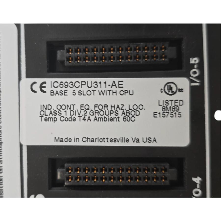 GE Fanuc IC693CPU311 Series 90-30 Embedded CPU Base IC693CPU311-AE NUPI (read)