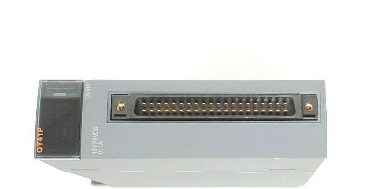Used MITSUBISHI MELSEC-Q QY41P OUTPUT MODULE 12/24VDC 0.1A