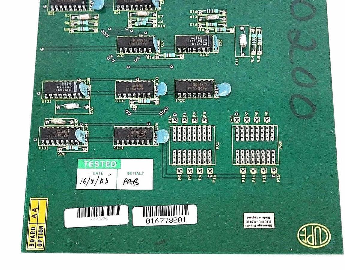 Refurbished CUPE CUPROC EE00B3430A AUX. BOARD (REPAIRED)