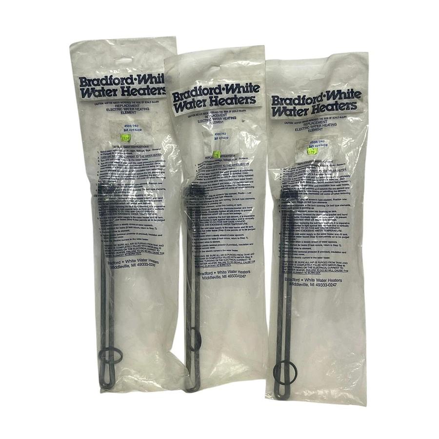 Lot of 3 Bradford White 415-42544-08 Water Heater Elements 4500W 240V