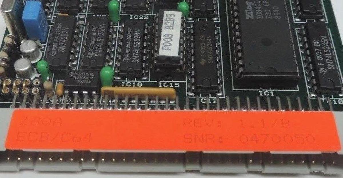 Used SOMERSET PROLOG Z80A MULTIFUNCTION CPU REV. 1.1/B, ECB/C64, 37 36484