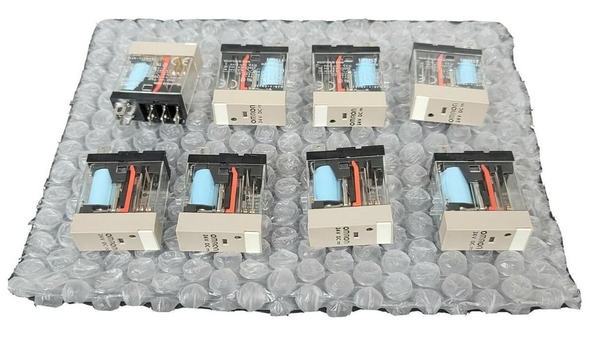 Used LOT OF 8 NEW OMRON G2R-1-SN-24VDC RELAYS G2R-1-SN